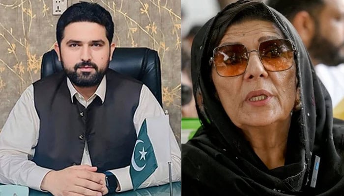This collage shows KP CM Sohail Afridi and Aleema Khan. — Facebook/Muhammad Sohail Afridi/AFP