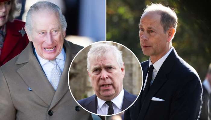 Charles and Edward, Duke of Edinburgh, are currently in Sandringham while Andrew stays behind