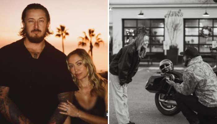 Southcombe popped the question to Brandi outside the same coffee shop where they met