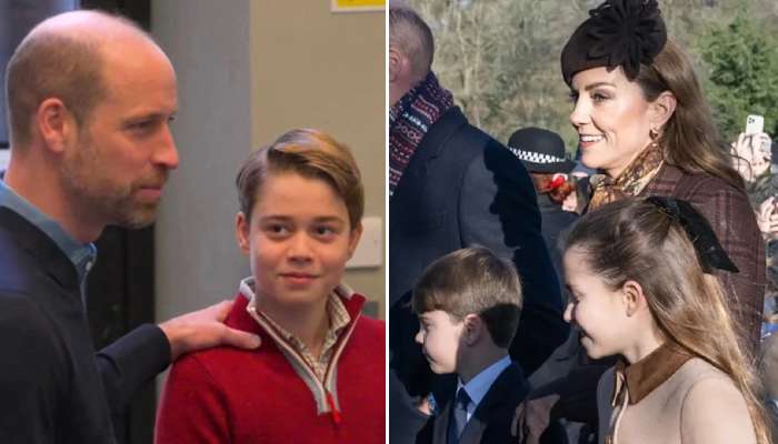 William and George stayed back while Kate, Charlotte, and Louis stepped out in Norfolk