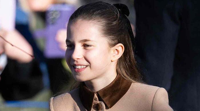 Princess Charlotte mirrors great grandmother Queen Elizabeth in rare photo