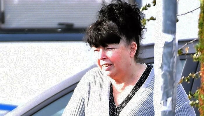 Adam Peatys heartbroken mother seen for first time since sons wedding