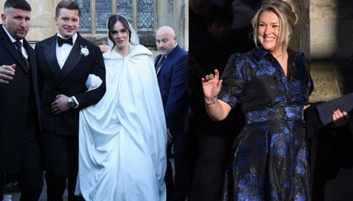 Adam Peaty was moved to tears when Holly Ramsay walked down the aisle at their wedding ceremony