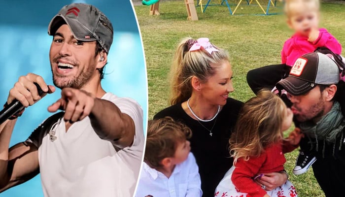 Enrique Iglesias shares first-ever photo of all four kids together