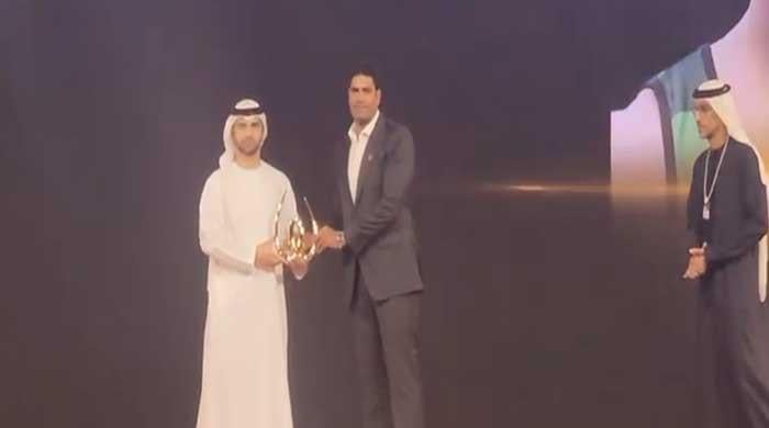 Arshad Nadeem wins Global Breakthrough Athlete honour in Dubai
