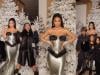 Kim Kardashian shares Christmas photos with North West after party drama