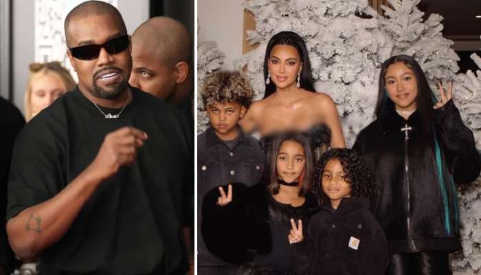 The former spouses put aside their differences for the sake of their kids North, Saint, Chicago, and Psalm