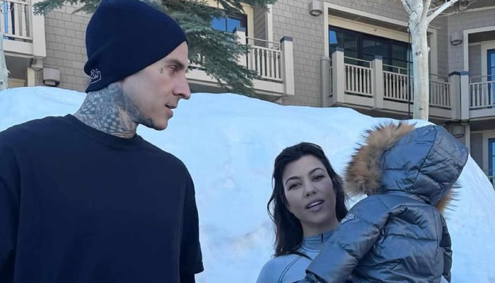 Kourtney Kardashian and Travis Barker gift son something spiky