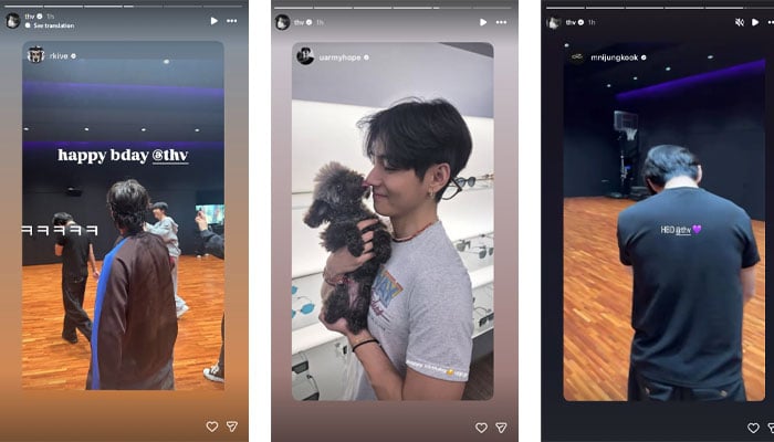 RM, J Hope, Jungkook leave BTS V adorably flustered on 30th birthday: Watch