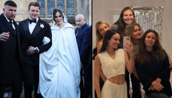 According to reports, majority of the grooms family were not in attendance