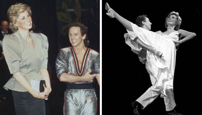 Princess Diana dances to Uptown Girl with Wayne Sleep at the Royal Opera House