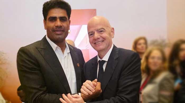 ‘92 metres and counting': Arshad Nadeem impresses Fifa's Infantino at Dubai event