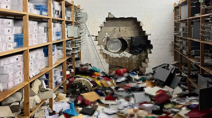 Thieves use drill to steal €10m in German bank heist