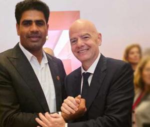 ‘92 metres and counting': Arshad Nadeem impresses Fifa's Infantino at Dubai event