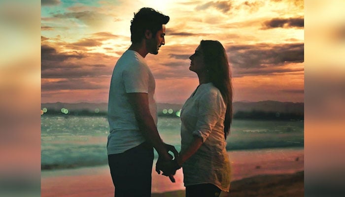 A poster of Geo TV’s upcoming drama Humrahi. — Geo News