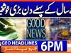Geo News Headlines 6 PM | 1st January 2026