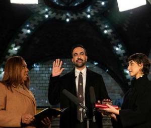 Zohran Mamdani becomes first NYC mayor to take oath of office on Holy Quran