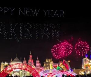 Pakistan's Happy New Year illuminates Dubai sky with dazzling drone display
