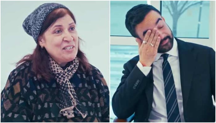 New York Mayor Zohran Mamdani (right) and Pakistani woman Samina (left) talking during a one-on-one meeting session. — Screengrab via YouTube/Zohran Mamdani for NYC