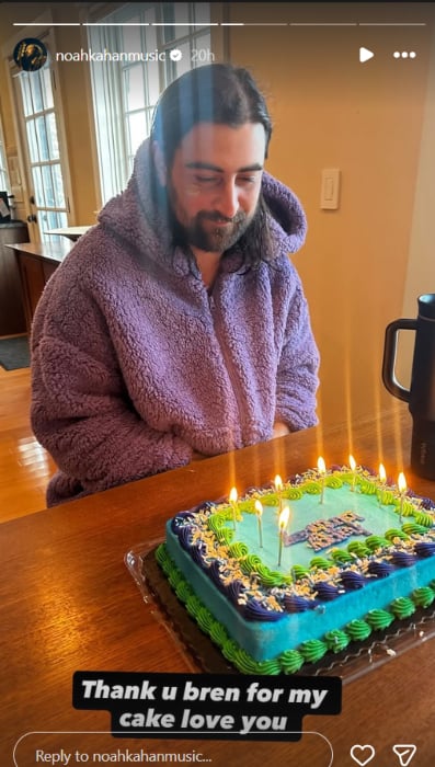 Noah Kahan marks first birthday with wife Brenna Nolan on New Year