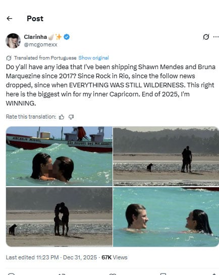 Shawn Mendes, Bruna Marquezine make waves with PDA-packed glimpse