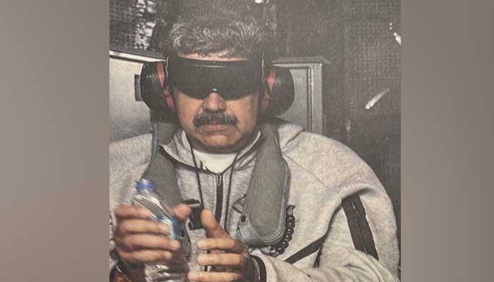 A photograph which U.S. President Donald Trump posted on his Truth Social account shows what he describes as Venezuelan President Nicolas Maduro on board the USS Iwo Jima amphibious assault ship, currently in the Caribbean Sea January 3, 2026.— Reuters
