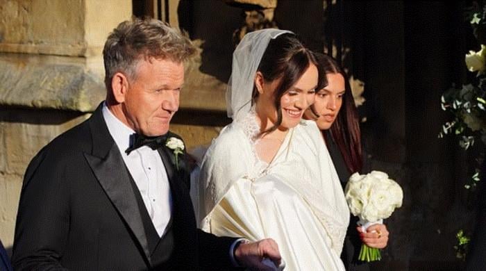 Holly Ramsay's wedding photo sparks fresh family drama