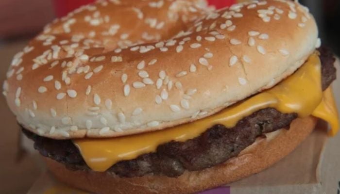 A burger from a popuular fast food outlet can be seen in this image. — AFP