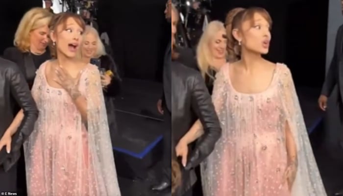 Ariana Grande shares fan girl moment with Gossip Girl icons on red carpet