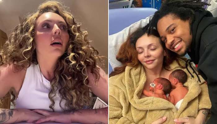 Nelson shares the twins with her fiancé Zion Foster