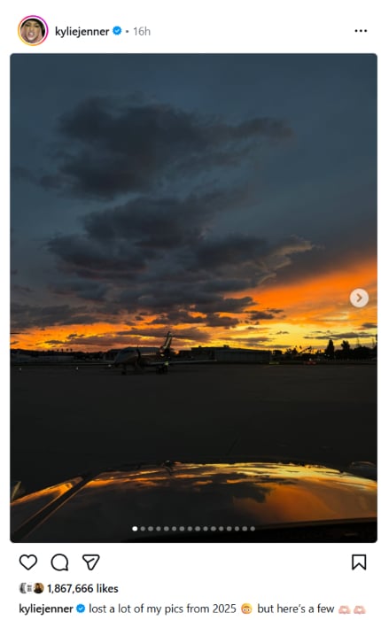 Kylie Jenner gives a glimpse into 2025 with sweet nod to Timothee Chalamet