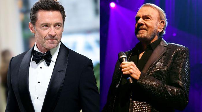 Hugh Jackman receives shocking gift from Neil Diamond after 'Song Sung Blue' 