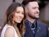 Jessica Biel stands proudly as Justin Timberlake's top fan