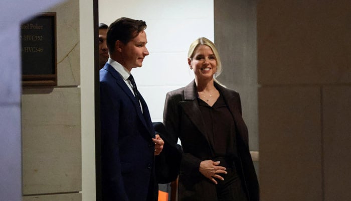 US Attorney General Pam Bondi arrives to brief members of Congress on the situation in Venezuela, on Capitol Hill in Washington, DC, US, January 5, 2026. — Reuters