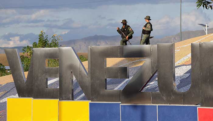 Venezuelan National Guards keep watch at the border between Venezuela and Brazil, after the US launched an attack on Venezuela, capturing its president, Nicolas Maduro, and his wife, Cilia Flores, in Pacaraima, Roraima, Brazil, January 5, 2026. — Reuters
