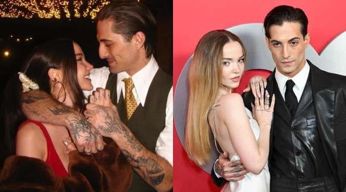 Dove Cameron's family celebrates her engagement to Damiano David