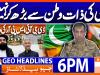 Geo News Headlines 6 PM | 6th January 2026