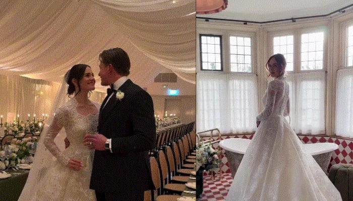 Holly Ramsay shares first look at second wedding dress in new photos