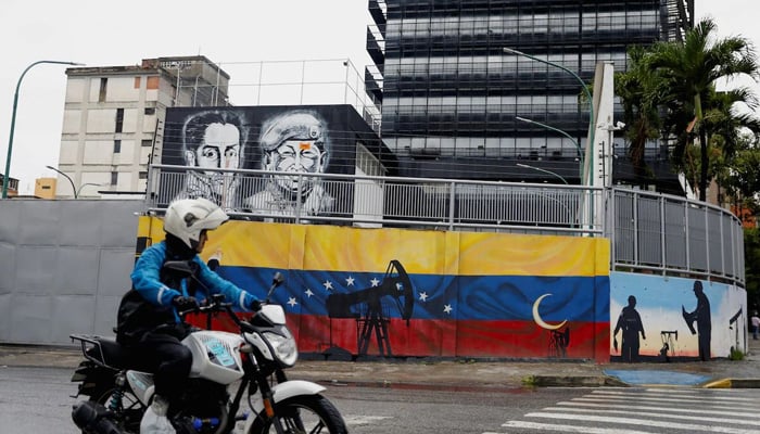 A facility of Venezuelas state oil company PDVSA near the companys headquarters, in Caracas. — Reuters