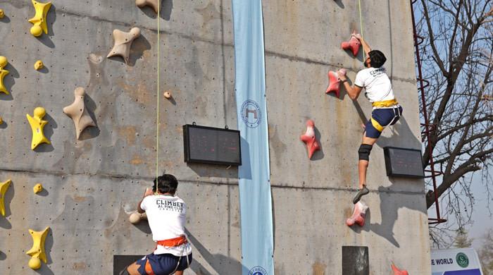 Rock climbing championship kicks off in Islamabad