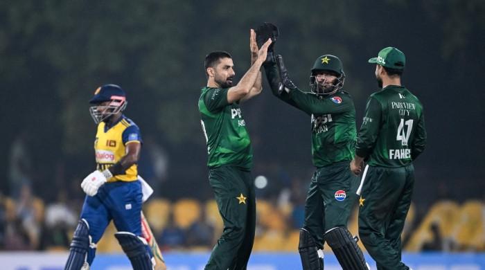Salman, Abrar help Pakistan bowl out Sri Lanka for 128 in T20I series-opener  www.geo.tv