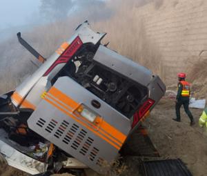 At least five killed, 27 injured as Karachi-bound bus plunges into ravine in Chakwal