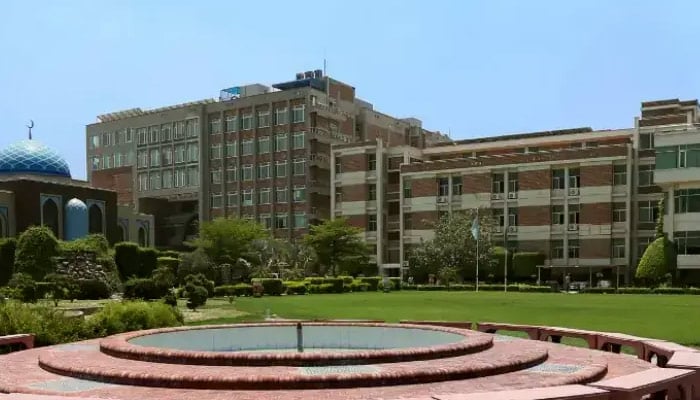 This image shows the University of Lahore building. — University of Lahore/X