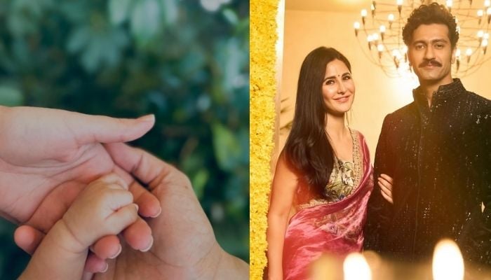 Katrina Kaif, Vicky Kaushal receive blessings from Bollywood