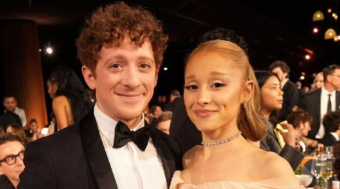 Ethan Slater makes first comment on son amid 'serious' Ariana Grande romance