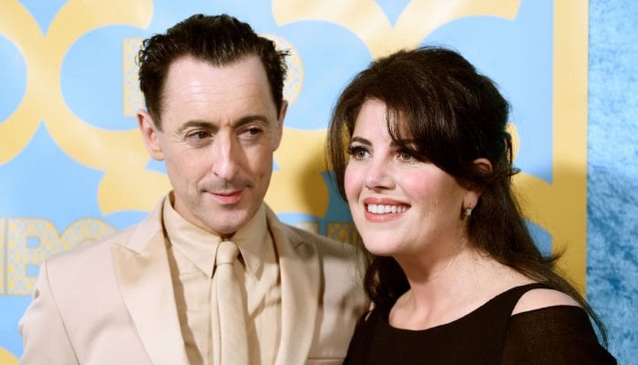 Monica Lewinsky supports Alan Cummings at Walk of Fame