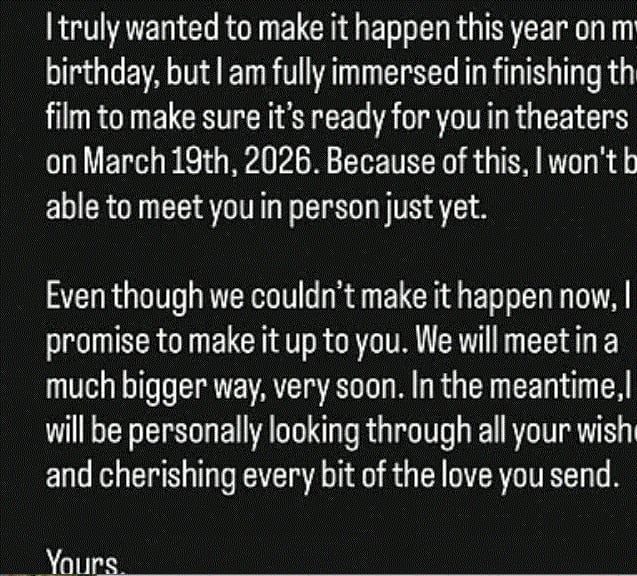 Yash skips fan meet but surprises with teaser of upcoming film Toxic