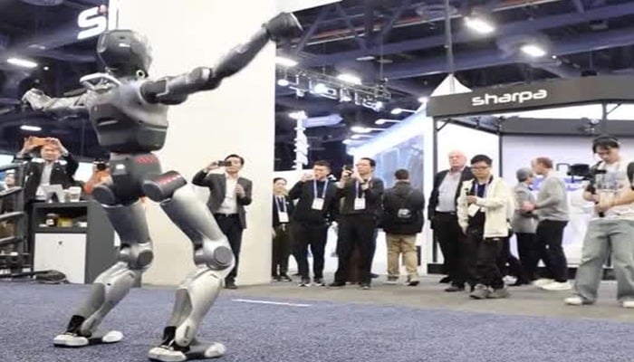 Humanoid robot fights dazzle audiences at CES 2026s UFB events