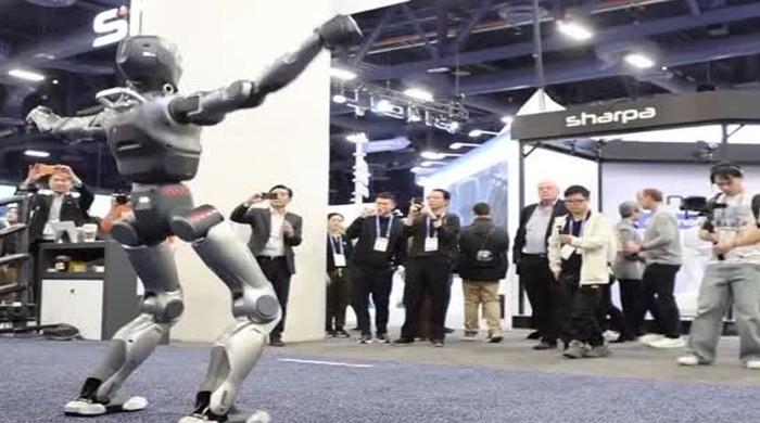 Humanoid robot fights dazzle audiences at CES 2026's UFB events