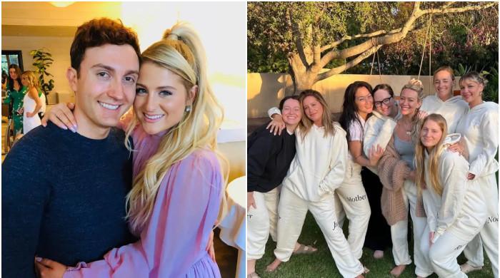 Meghan Trainor's husband adds new layer to mom group drama after wife 